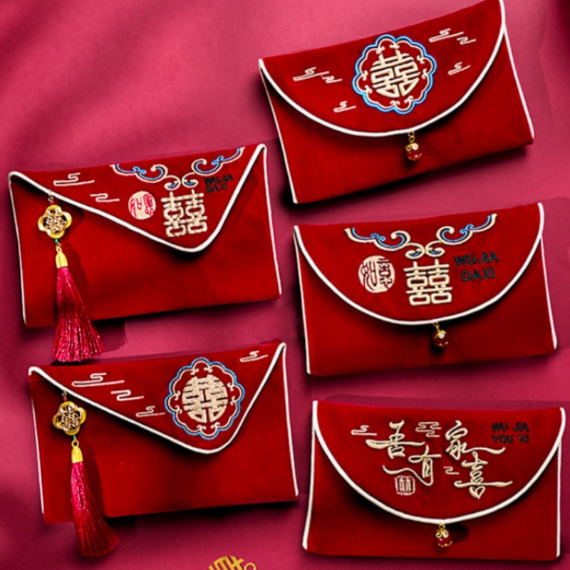 1Pcs Multiple Patterns Wedding - Embroidery Bag ulasan dan harga