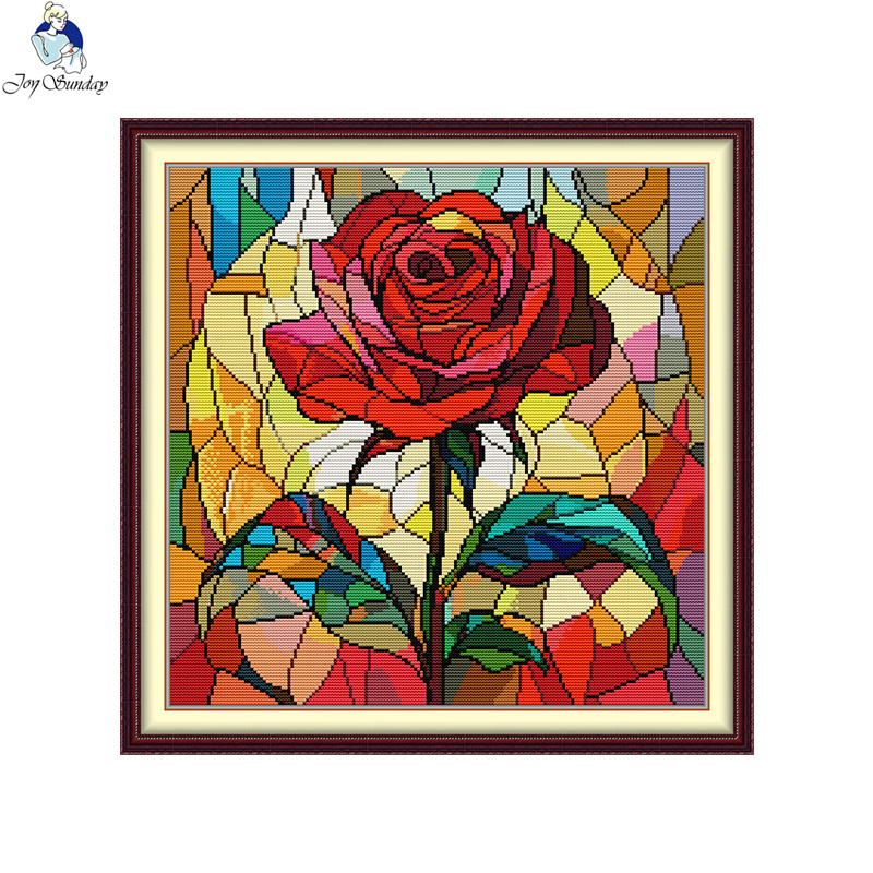 Joy Sunday New Design DIY Cros - Embroidery Meaning ulasan dan harga