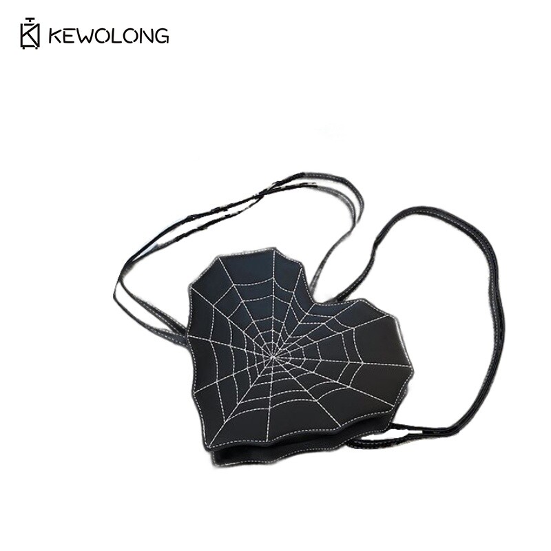 Gothic Bat Shape Shoulder Bag  - Embroidery Bag ulasan dan harga