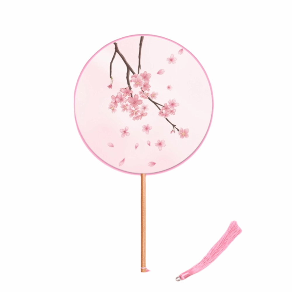 Silk Material Chinese Round Ha - Embroidery Meaning ulasan dan harga