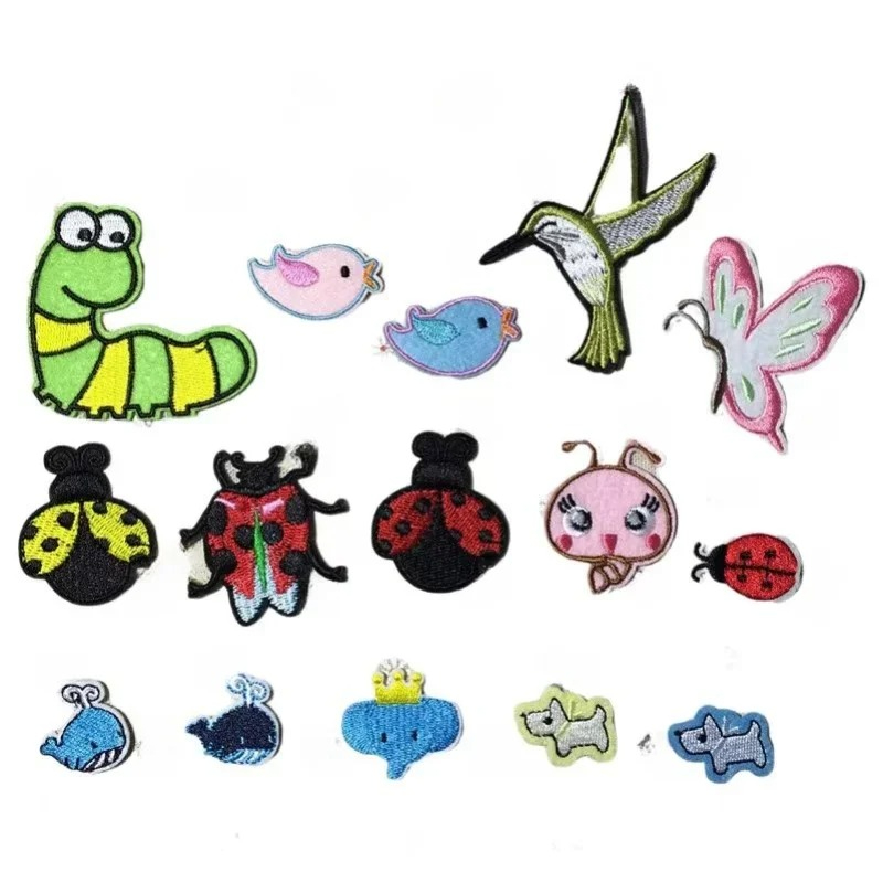 100pcs/Lot Luxury Anime Embroi - Embroidery Lady Bug ulasan dan harga